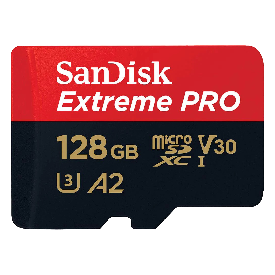 SanDisk Extreme Pro 128GB microSDXC - 200MB/s, V30, UHS-I - IZI