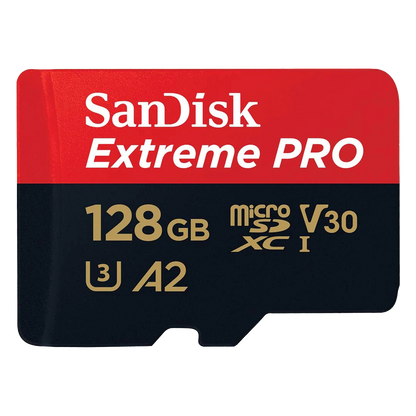 SanDisk Extreme Pro 128GB microSDXC - 200MB/s, V30, UHS-I - IZI