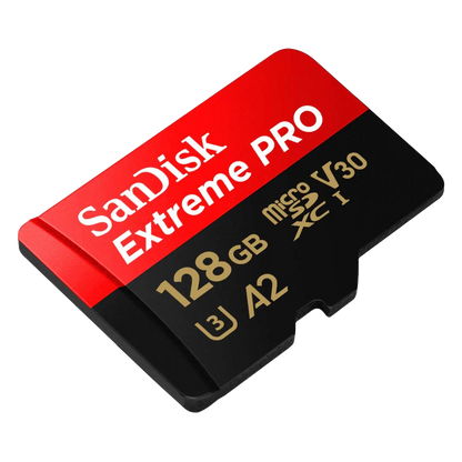 SanDisk Extreme Pro 128GB microSDXC - 200MB/s, V30, UHS-I - IZI