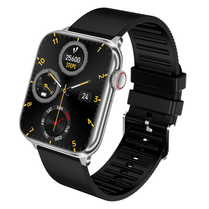 IZI Newly Launched Prime+ Smart Watch for Women, 1.78" AMOLED Display, BT Calling, DIY Watch Face Studio, Inbuilt Games, 200+ Sports Mode, Female Wellness, Menstrual Tracking, Sleep Monitor - IZI