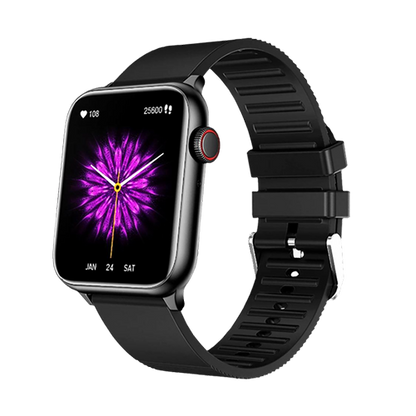 IZI Newly Launched Prime+ Smart Watch, 1.78" AMOLED Display, BT Calling, DIY Watch Face Studio, AI Voice Assistant, Inbuilt Games, Sports Mode, 60hz Refresh Rate, Rotating Crown, 7 Days Batte - IZI