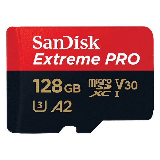 SanDisk Extreme Pro 128GB microSDXC - 200MB/s, V30, UHS-I - IZI