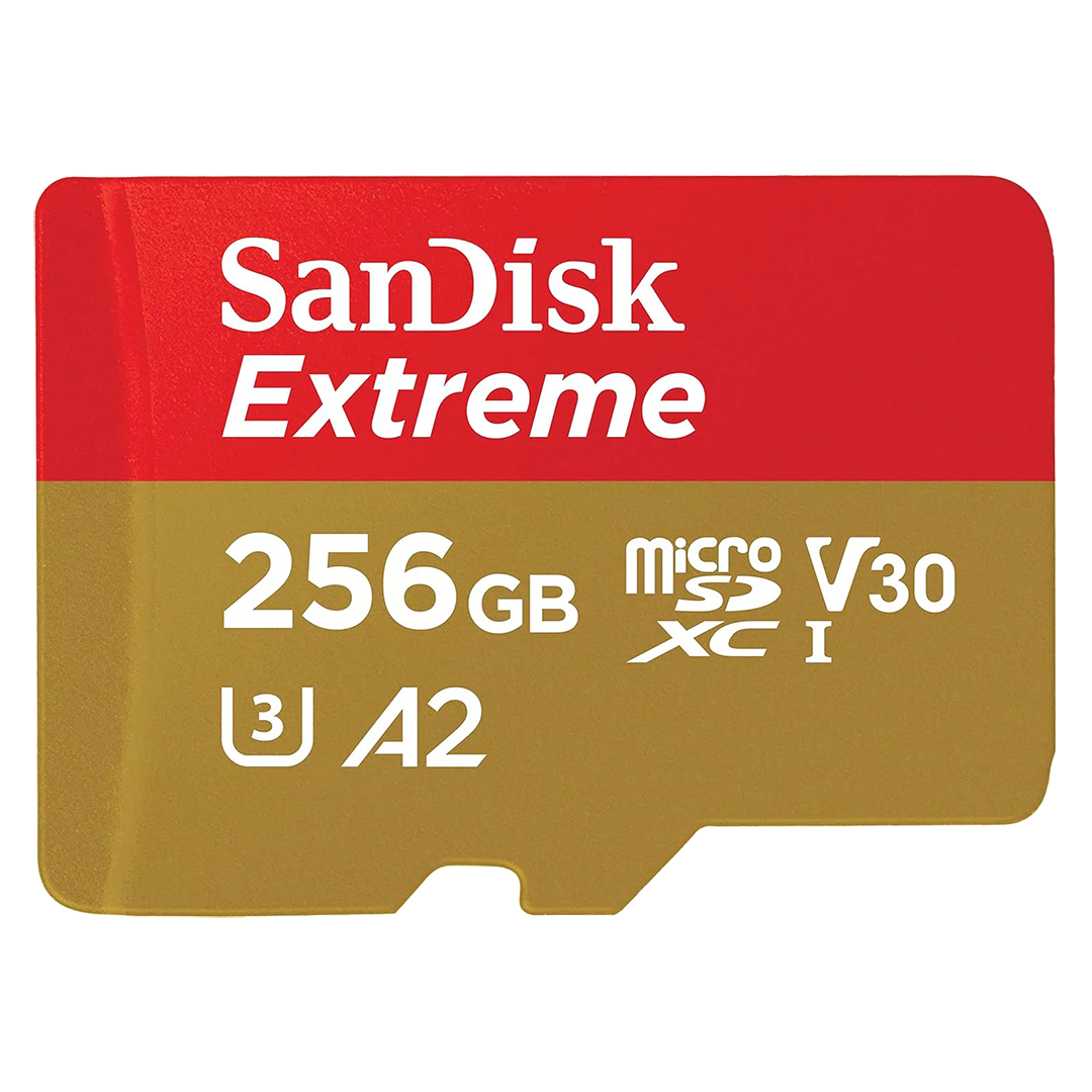SanDisk Extreme 256GB microSDXC - 190MB/s Read, V30, UHS-I