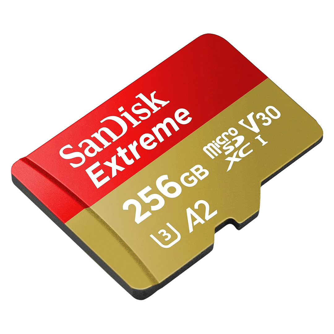 SanDisk Extreme 256GB microSDXC - 190MB/s Read, V30, UHS-I
