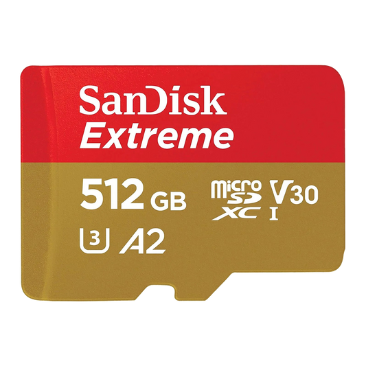 SanDisk Extreme 512GB microSDXC - 190MB/s Read, V30, UHS-I - IZI