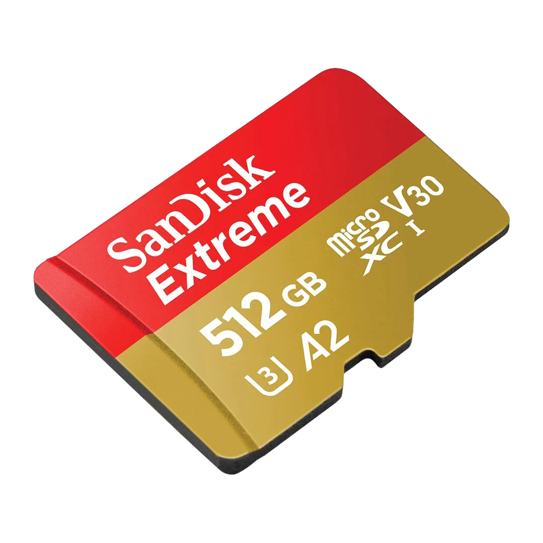 SanDisk Extreme 512GB microSDXC - 190MB/s Read, V30, UHS-I