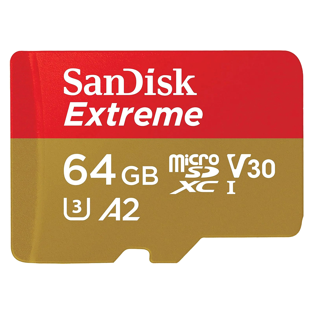 SanDisk Extreme 64GB microSDXC - 170MB/s Read, V30, UHS-I