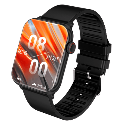 IZI Newly Launched Prime+ Bluetooth Calling Smart Watch, 1.78" AMOLED Display, , DIY Watch Face Studio, AI Voice Assistant, Inbuilt Games, 200+ Sports Mode, Rotating Crown, Health Tracking Mo - IZI