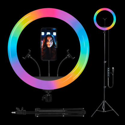 IZI RGB Ring Light 16 Inch with Tripod - 28+ Modes & 15 RGB Colors