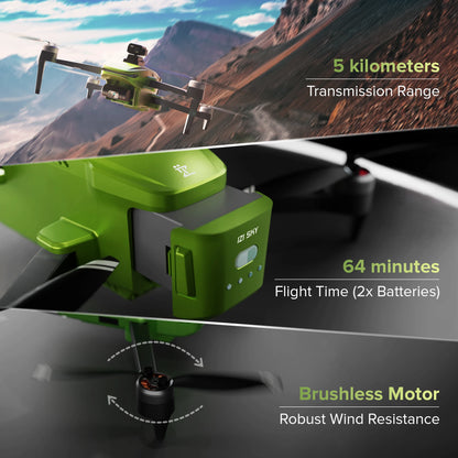 IZI Sky 4K Camera Drone - 360° OA, 20MP & 5KM Transmission