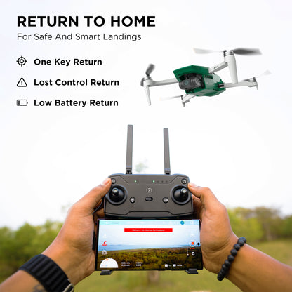 IZI Mini X Nano Fly More 4K Combo Drone - UHD 20MP, 93-min Flight, GPS