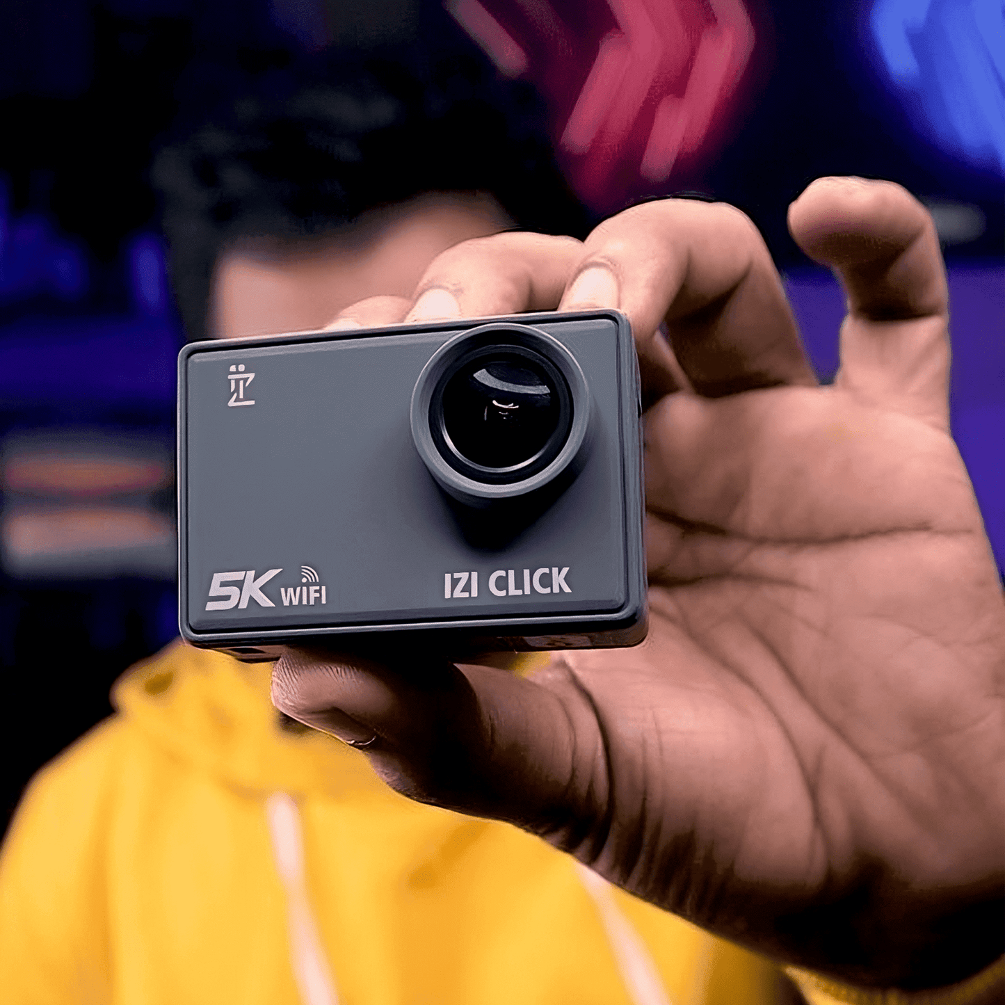IZI Click 5K Action Cam - 30FPS, Wide Angle, EIS, Waterproof