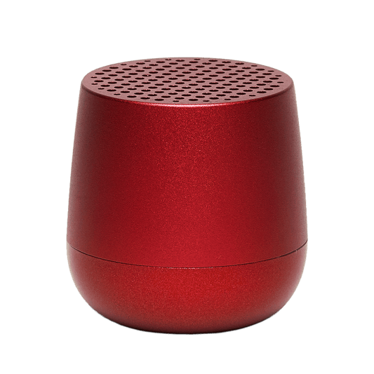 Lexon MINO+ 3W Mini Bluetooth Speaker, TWS & Selfie Remote (Dark Red) - IZI