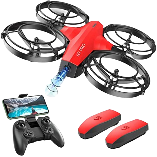 IZI PRO Nano Drone - 720P HD Camera, 2 Batteries, 360° Flip - IZI