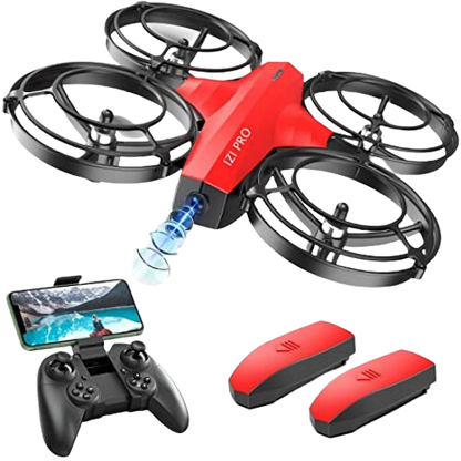 IZI PRO Nano Drone - 720P HD Camera, 2 Batteries, 360° Flip - IZI