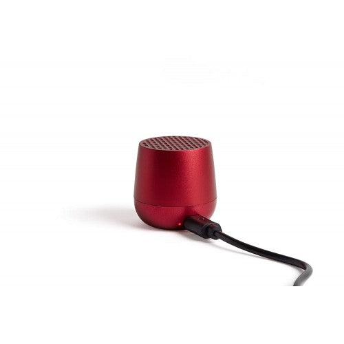 Lexon MINO+ 3W Mini Bluetooth Speaker, TWS & Selfie Remote (Dark Red)