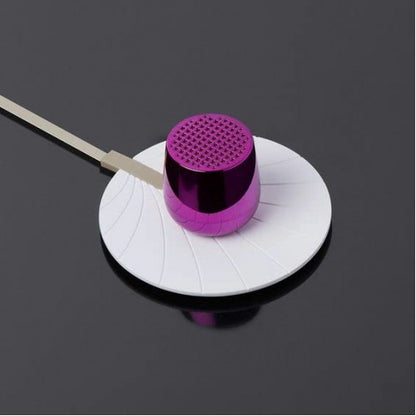 Lexon MINO+ 3W Mini Bluetooth Speaker, TWS & Selfie Remote (Metallic Purple)